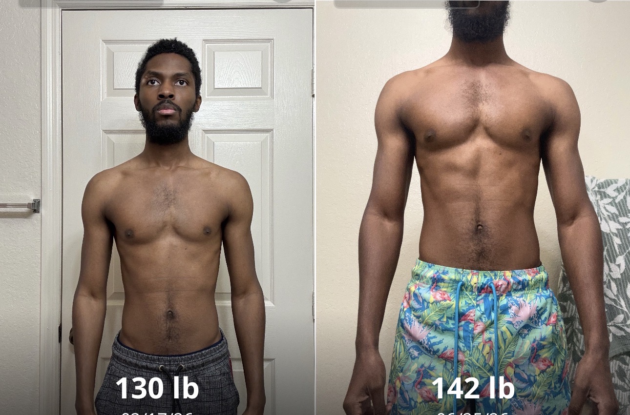 Donavan before and after