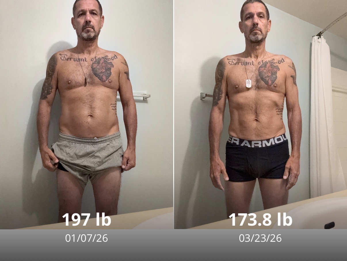 Ted before and after